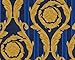 Produktbild Versace Designer Barock Tapete Home Collection 935681 Jugendstil Vliestapete Vlies Tapete Blau Gold