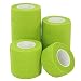 Produktbild QiGui 4 Rollen Selbsthaftende Cohesive Bandage Haftbandage Verband Fixierverband elastische Binde Sport- Bandage Pflasterverband Fingerpflaster 1" 2" 3" 4" Länge 4,5 m (Grün)