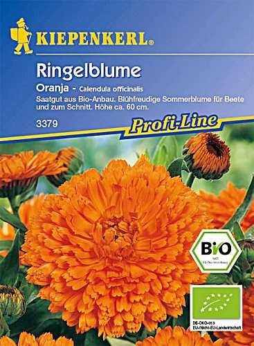 Calendula officinalis Ringelblume Oranja Bio-Saatgut
