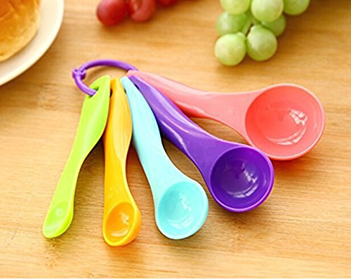 westeng Set W900 Messbecher Mehrfarbig Messlöffel aus Kunststoff - 2