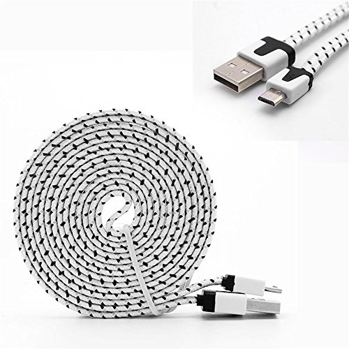 Outstanding® 3M Geflochtene Micro USB Kabel Daten Ladekabel für Android Phones