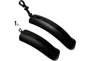 WRUIOY Fat Tire Bike Fenders 2 Pieces Front and Rear Mudguard Set for 3.0-4.0 Wide Tire Bicycle Thickened Mudguard Kit