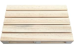 Bodhi2000 Wooden Pallet All-Purpose Wooded Pallet Coasters Decoration Burr Free Wood