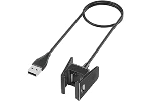 Mugust Caricatore Compatibile con Fitbit Charge 2, 53cm/1,73 piedi & 92cm/3 piedi USB Di Ricarica Sostituire Caricabatterie per Fitbit Charge 2 (1-53CM)