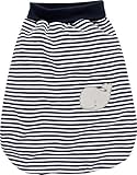 Schnizler Unisex Baby Schlafsack Strampelsack Wal mit Elastischem Umschlagbund, Oeko Tex Standard 100, Blau (Marine/Weiß 171), One size
