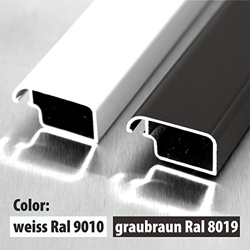 Insektenschutztür Alu Rahmen System für Türen 120x240cm weiß - 2