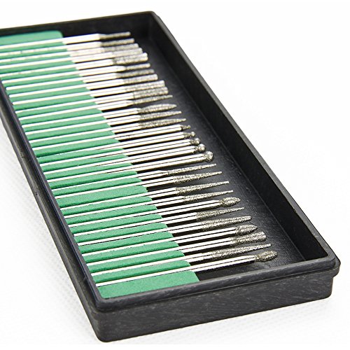 PROFI Fußpflegegerät Nagelfräser Maniküre Pediküre Nagelschleifer Hornhautentferner Nagelfeile Gerät Profi Nageldesign Set Bits + 30PCS Hartmetall Fräseraufsatz + 300 Sand Bänder - 6