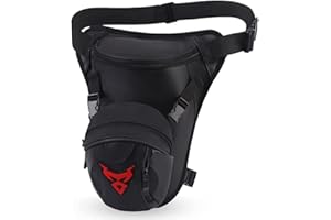 Xieben Outdoor Motorcycle Drop Leg Bag for Men Women Multi-Purpose Thigh Waist Fanny Pack Travel Camping Tactical Riding Cycling Fishing Hunting Hiking Outdoors Pouch