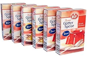 RUF Gödsmat: 2 förpackningar vardera: körsbär 2-pack 2 x 12 g, citron 2-pack 2 x 12 g, skogsmästare 2-pack 2 x 12 g