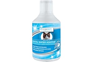 bogar, Bogadent Dental Water, Wasserzusatz für Katzen, Bakterienreduzierendes Katzenzubehör, Katzen-Zahnpflege, Vorbeugung von Plaque und Zahnstein, 250 ML
