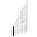 Adam Hall Mounting rail 6 HE (Pack of 1)