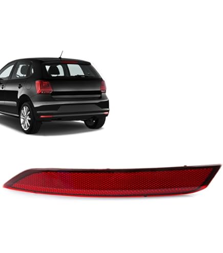 KIMISS Auto Heckstoßstangenreflektor - Für MK3 2008-2013 - 2er Set Schwarz 265600004R