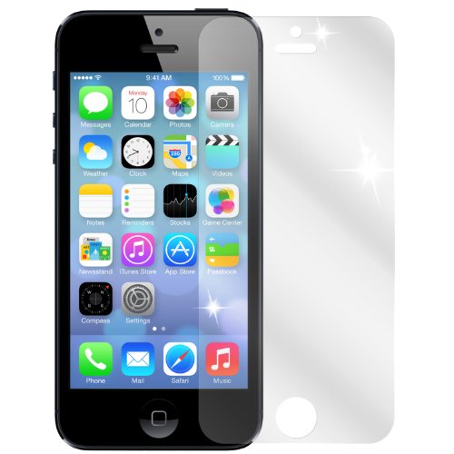 dipos Apple iPhone SE / 5S / 5 Schutzfolie (2 Stück) - kristallklare Premium Folie auch für das neue iPhone SE