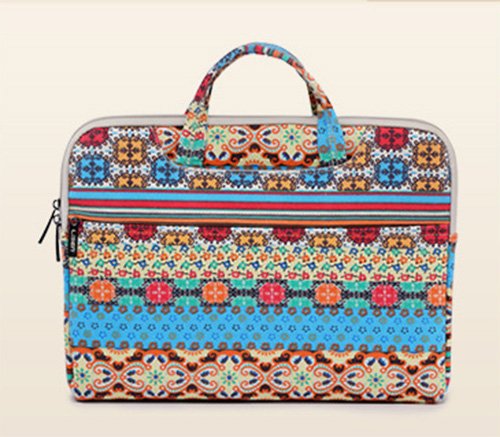 ZiXing 15 6 zoll Laptoph  lle Bohemian nationalen Stil Laptop Schutztasche Ultrabook Sleeve f  r Apple Macbook  Acer  Asus  Dell  Fujitsu  Lenovo  HP 