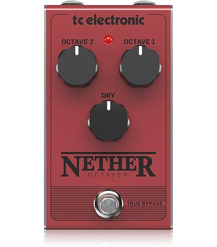 DigiTech Whammy 5 - Harmonizer/Pitch Shifter for E-Guitar, Rojo