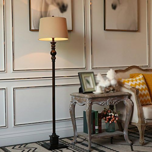 LSFF Floor lamp bedroom Floor lamp living room bedroom Nordic American creative sofa coffee table lamp simple personality vertical bedside lamp lamps Energy-saving and durable