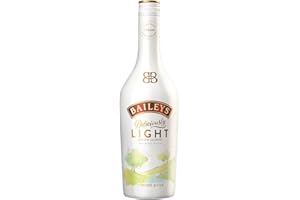 Baileys Deliciously Light, crema di whisky irlandese certificata B-Corp, 700 ml