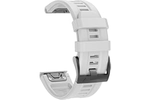 ‎ISABAKE ISABAKE Pasek sportowy 22 mm do Fenix 7, silikonowy zamiennik paska 22 mm, kompatybilny z Fenix 7/Fenix 5 Plus/Fenix 5 / Fenix 6 Pro/Forerunner 935/945 / Approach S60 / Epix