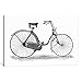 Produktbild icanvasart Damen Sicherheit Fahrrad Vintage Poster Auf Leinwand, Print von unbekannten Künstler, 0.75 x 40 x 26-Inch