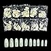 Full Cover Oval/Rounded False Nail Acrylic Artifical Art Tips Whole Nails 500pcs - Natural CODE: #590N