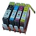 Produktbild Generisch Kompatible Tintenpatronen Ersatz für HP 655XL 655 XL für HP655 für HP655XL Tintenpatronen Hohe Kapazität kompatibel für HP Deskjet Ink Advantage 3525 4615 4625 5525 6520 6525 Tintenpatronen für Inkjet Drucker (2 Schwarz,1 Cyan,1 Magenta, 1Gelb)
