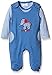SALT AND PEPPER Baby Boys Crew Neck Long Sleeve Footies -  Blue - 3-6 Months