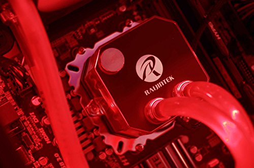 VIBOX Precision 6.218 Gaming PC – 4,2GHz AMD FX Quad-Core Prozessor, GT 710 GPU, preiswerte, Wassergekühlter Desktop Gamer Computer mit Spielgutschein, Rot Innenbeleuchtung, lebenslange Garantie* (4,2GHz übertakteter Superschneller AMD FX 4300 Quad-Core Prozessor CPU, Nvidia GeForce GT 710 1GB Grafikkarte GPU, 8GB DDR3 1600MHz RAM, 1TB HDD Festplatte, Raijintek Triton Wasserkühler, 400W 85+ Netzteil, Phanteks Gehäuse, AM3+ Mainboard, Ohne Windows Betriebssystem) - 5
