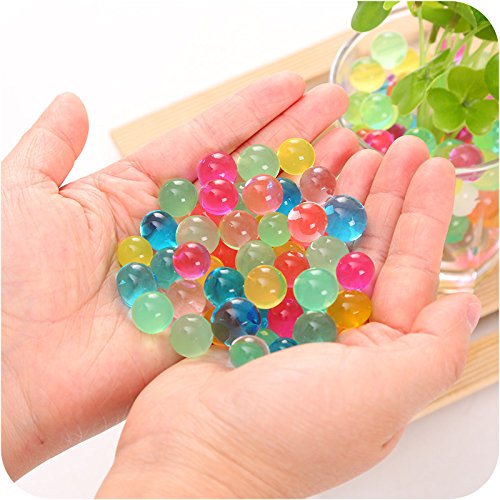 Cdet 10 Packs 1000 Tabletten Wasserperlen, Kristallkugeln wachsen magisch für sensorische Kinderspiele Spielen, Fuß Spa Pflanzen Dekorationen Kristall Schlamm - 4