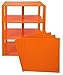Produktbild Strictly Briks Premium-orange stapelbare Grundplatten - 4er Pack 10 "x 10" Bauplatte Bundle mit 30 verbesserte 2x2 Stacker - kompatibel mit Allen gängigen Marken