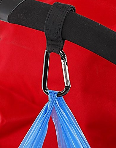 2x Buggy Mama Clip Hacken Kinderwagen Shopping Täschen Taschen Hacken Halterung - 5