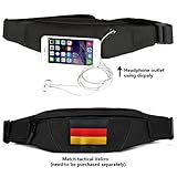 DCCN Taktische Hüfttasche Gürteltasche Hanmit Kopfhöreröffnung geeignet für 5,5 inch Smartphone - 7