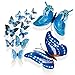 Produktbild 3D Schmetterlinge Dekor Aufkleber 12er Set Dekoration Wandtattoo Cartoon Wandsticker Abnehmbare Abziehbild (B)