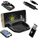 Produktbild Mobilefox KFZ Anti-Rutsch Matte integr. Handy Halterung + Ladekabel SET für LG G6/G5/SE/V20 - Rutschfestes Auto Halter Pad