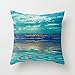 Produktbild Jiayou J FANTA-SEA IN Blue Canvas Throw Pillow Covers Decorative Pillowcase Cushion Covers 18 x 18