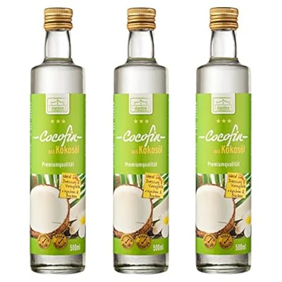 3er Pack Flüssiges Kokosöl Coc. 3x500ml (5% Preisvorteil)