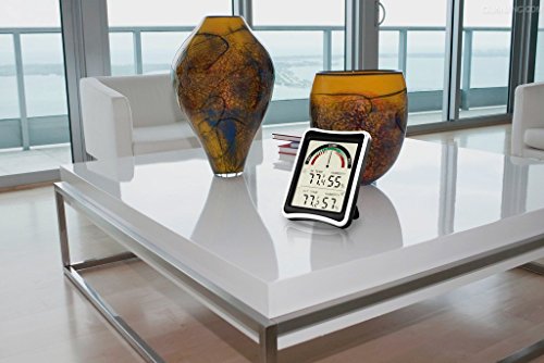 Guaiboshi Funk Wetterstation Thermometer Hygrometer mit Innen/Außen 3-Kanal Außensensor LCD-Display Innen- / Außentemperatur und Luftfeuchtigkeit - 6