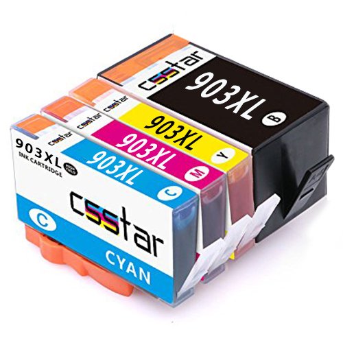 CSSTAR Remanufacturado Cartucho de Tinta Reemplazo para HP 903XL 903 XL para OfficeJet Pro 6950 6970 6960 All-in-One Impresora - Negro Cian Magenta Amarillo CSSTAR Remanufacturado Cartucho de Tinta Reemplazo para HP 903XL 903 XL para OfficeJet Pro 6950 6970 6960 All-in-One Impresora - Negro Cian Magenta Amarillo