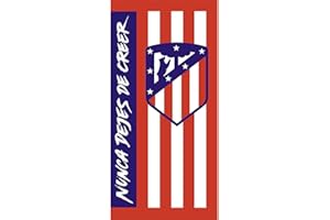 ASDITEX Toalla Playa Algodón Atlético de Madrid Nunca Dejes de Creer 70x150