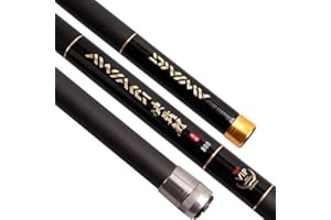 NGHSDO Angelrute 8m / 9m / 10m / 11m / 12m / 13m Feeder Rod Teleskop Stipprute Ultra Lange Carbon Geocaching Angel Angelgerät Angelruten