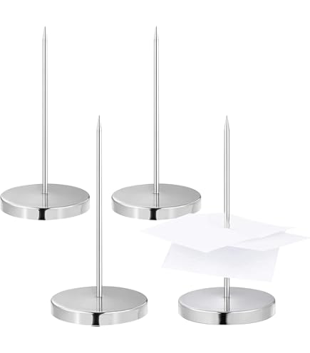 2 Pezzi Fattura Forcella, Porta Eo In Carta, Forcella Per Ricevuta Bastone, Forchette In