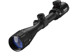 Paike Lunette de visée 4-16x40 AOE Lunette de visée éclairée Rouge et Verte avec Support