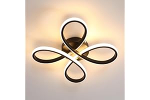 Comely LED Ceiling Lights, 30W 3500LM LED Ceiling Lamp Creative Flower Shape, 3000K Warm White, Chandeliers Ceiling Light for Living Room Bedroom Kitchen Hallway