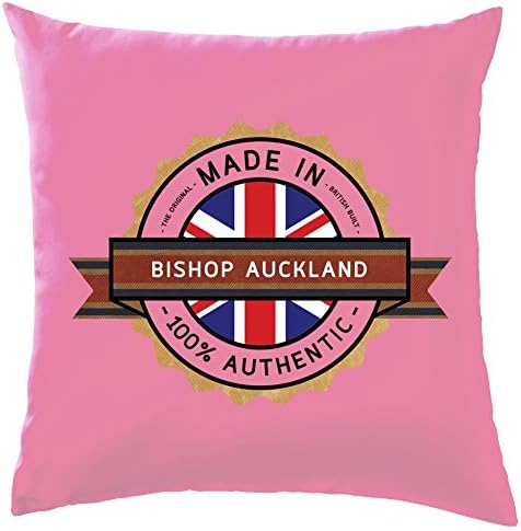 Dressdown Made In BISHOP AUCKLAND 100% Authentic Cushion - 41 x 41cm (16") - Rose - Small