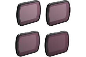 Uvafly Filtr ND do Osmo Pocket 3, magnetyczny obiektyw do aparatu fotograficznego, zestaw filtrów ND do DJI Pocket 3 akcesoria – zestaw 4 sztuk (ND8/ND16/ND32/ND64)