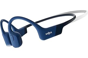 SHOKZ OpenRun Mini Bone Conduction Headphones, Open-Ear Bluetooth Sports Earphones with Mic, IP67 Waterproof Wireless Headset for Running, Workout, 8H Playtime Sport Headband