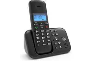 BT 3960 Cordless Landline House Phone, Home Phone, Nuisance Call Blocker, Do Not Disturb button, Answer Machine, Single Handset Pack