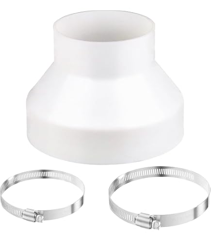 ComPDCVD 100mm Grigio Tubo di Scarico 3 m Condotti Tubo di Ventilazione Flessibile in Alluminio PVC con 2 Fascette Stringitubo in Acciaio per Aria Condizionata, Asciugatrice, Cappa Aspirante