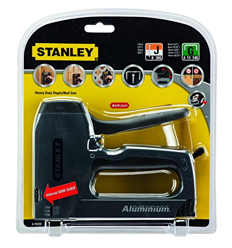 Stanley TR250 Handtacker und Nagler mit Tiefenanschlag, Rückschlagsfrei, leichtgängiger Druckhebel, Klemmschutz, 6-TR250 - 2