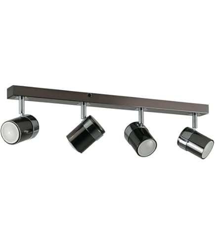 ValueLights Rectangular 6 Way Adjustable Ceiling Spotlight In A