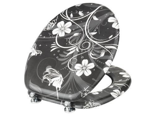 Preisvergleich Produktbild Klodeckel White Flowers